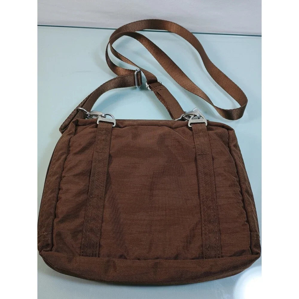 BAGGALLINI Purse Crossbody Brown Everyday Shoulder Bag Travel Organizer